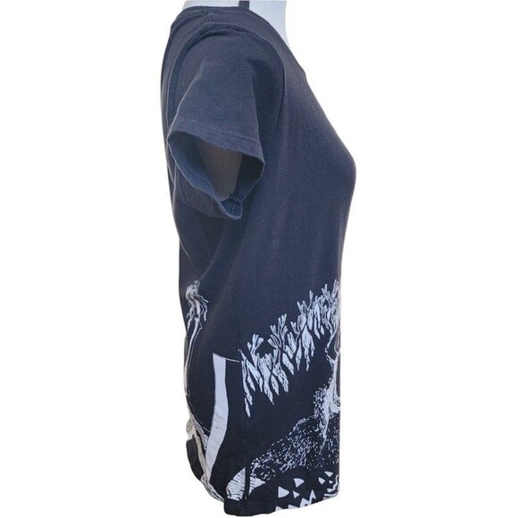 The Nightmare Before Christmas Black T-Shirt Size Medium Disney Tim Burton - Picture 2 of 5